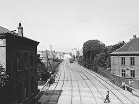 Jernbaneskæring ved Vodroffsvej 27.juni 1908.jpg